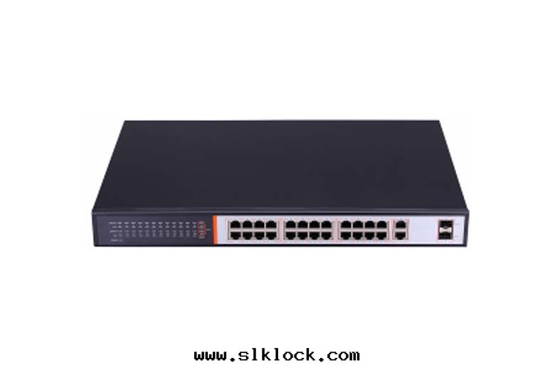 巴納特(tè)28端口(kǒu)光(guāng)電(diàn)千(qiān)兆(zhào)POE交換機(jī)